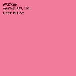 #F37A99 - Deep Blush Color Image